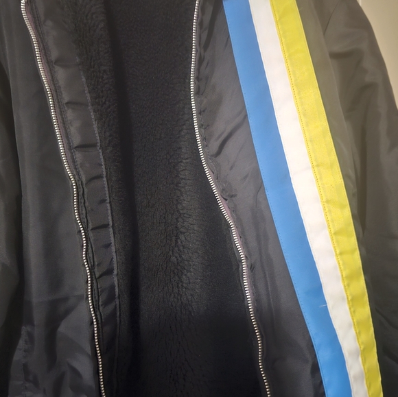 Men's Vintage Great Lakes Fleece Bomber Jacket - Picture 5 of 5